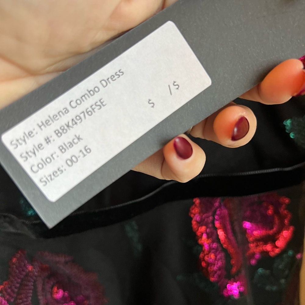 NWT Revolve PARKER BLACK LABEL Midi Beaded Sequin Gown Size 4 Helena Combo $598 - Picture 9 of 11